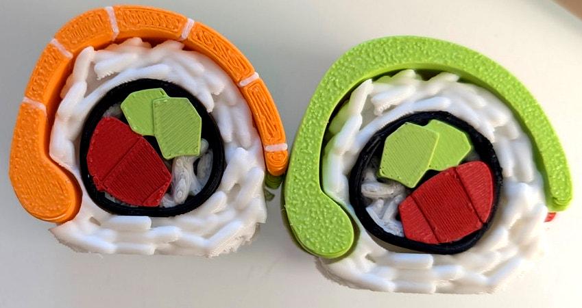 Sushi pill organizer w/ notepad & chopstick pens stylish and functional! gift