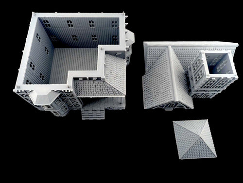3D Printed Medieval Gothic Fantasy Wargaming Terrain DnD Building 15mm - 36mm Scale